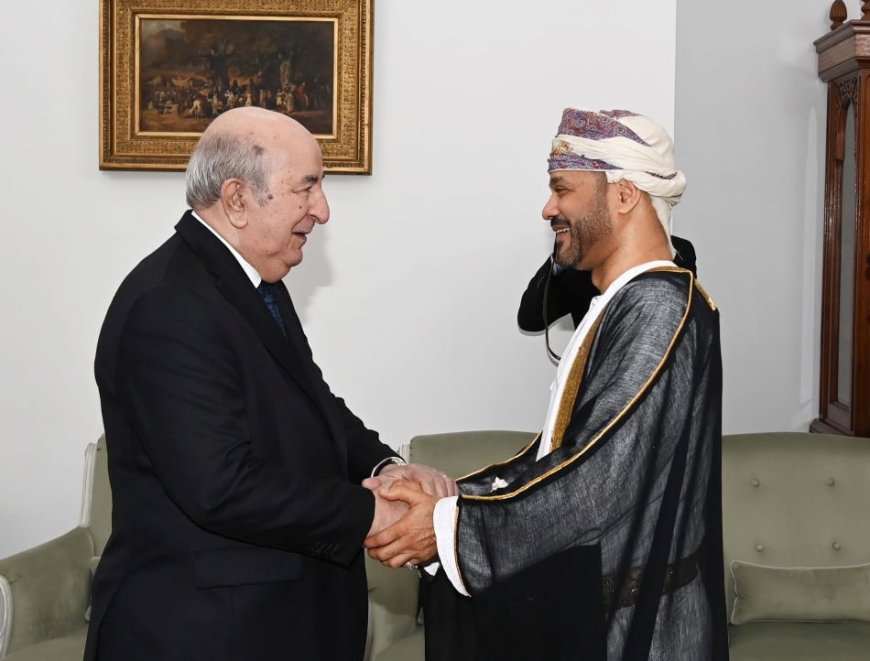 Le président Tebboune reçoit le ministre des AE du Sultanat d’Oman