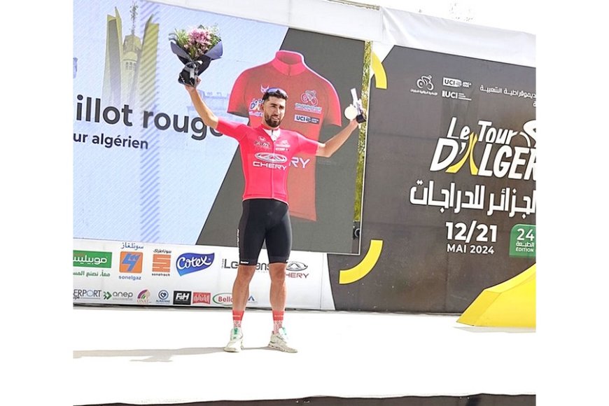 Hamza Yacine (Team Madar Pro) vainqueur de la première étape