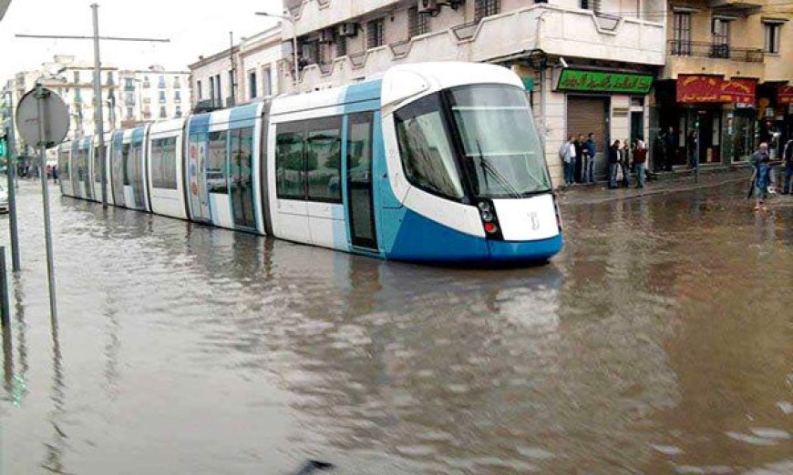 Tramway d’Alger : Quand les Éléments Naturels Perturbent le Cours Urbain