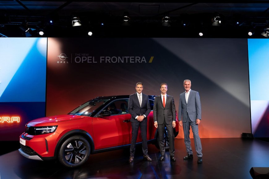 Présentation en avant première mondiale du nouvel Opel Frontera à Istanbul