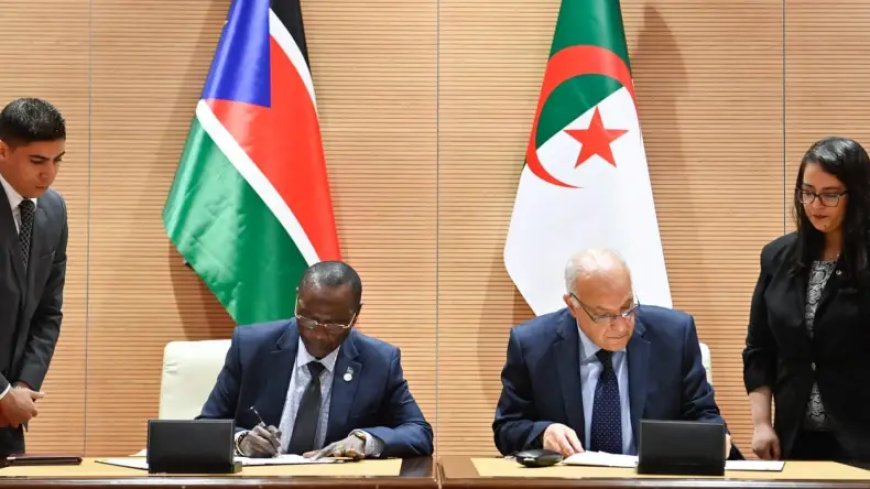 Signature d’un protocole d’accord entre l’Algérie et le Soudan du Sud