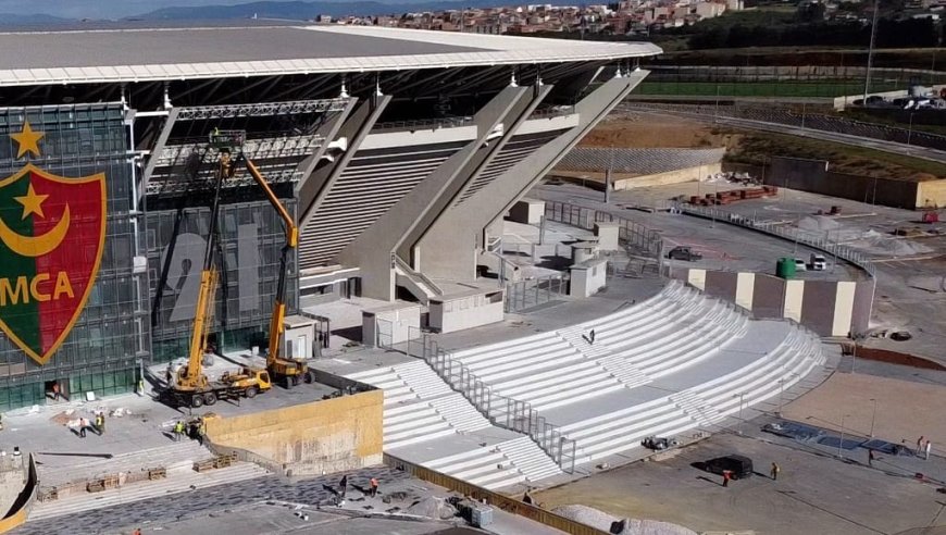 Infrastructures : Finitions du stade Ali Ammar du MCA