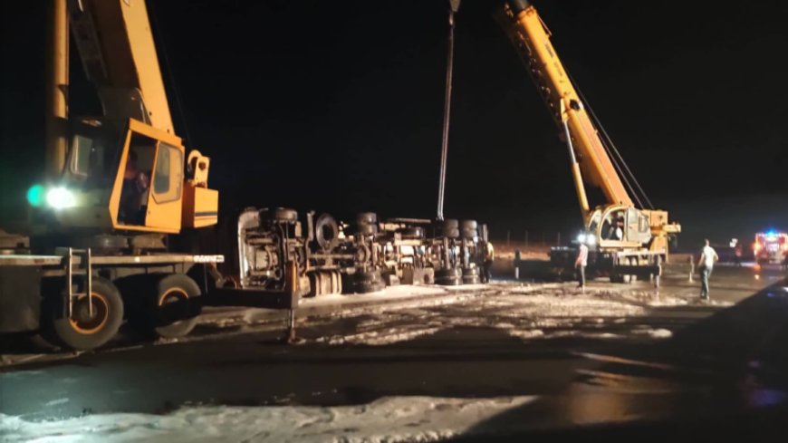 Urgence à Sétif après le renversement d’un camion-citerne sur l’autoroute