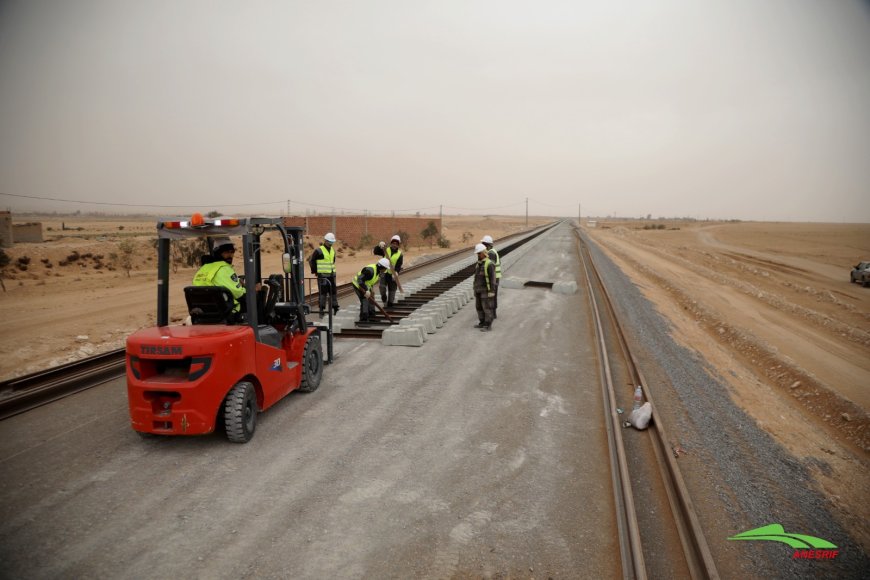 Anesrif : des lignes ferroviaires essentielles au développement de l’Algérie réalisées dans les délais