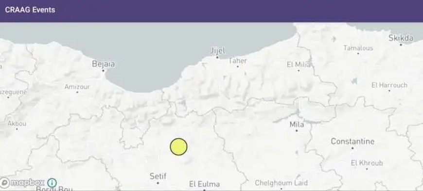 Un Séisme frappe la Wilaya de Sétif