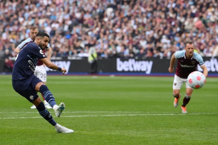 Le premier de la Premier League anglaise .. Statistique négative pour Riyad Mahrez en tirs au but