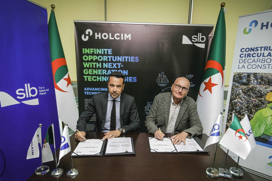 Signature d’un accord entre Holcim El-Djazaïr et SLB pour explorer les opportunités de captage du CO2