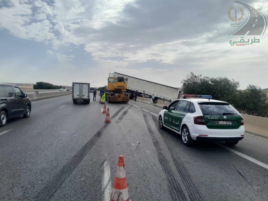 Dérapage d’un camion à El Eulma : Plus de peur que de mal