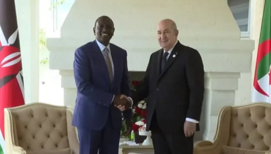 A Bari, le président Tebboune reçoit le président du Kenya