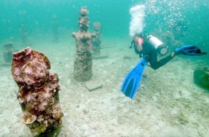 En Colombie… : Un étrange musée sous-marin pour protéger les coraux des Caraïbes