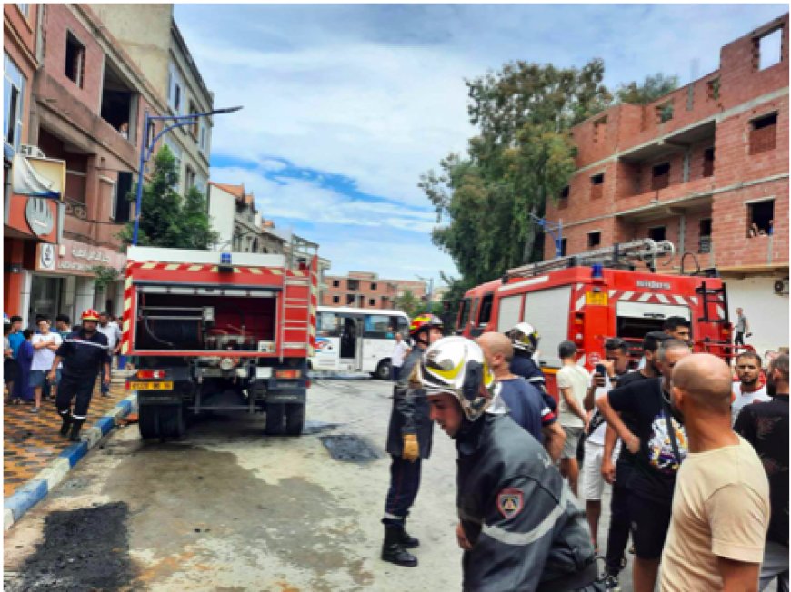 Taher : Incendie d’un magasin de literie 