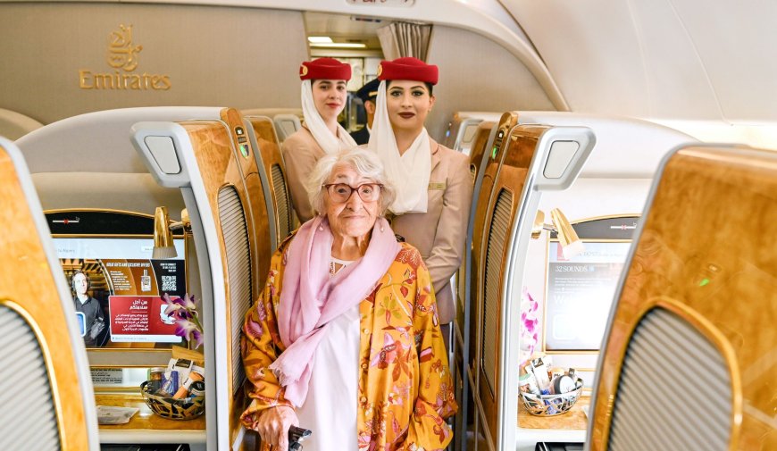 « Emirates » aux petits soins avec une algérienne de 101 ans en partance vers Dubaï (Vidéo)