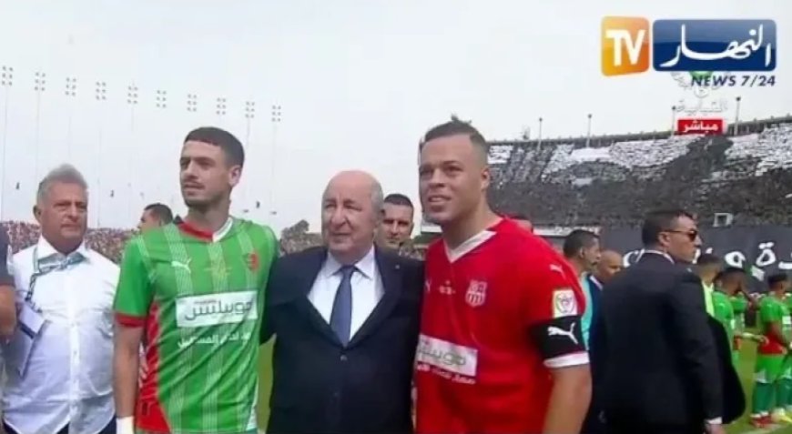 Finale de la coupe d’Algérie: arrivée du président Tebboune au stade du 5-Juillet