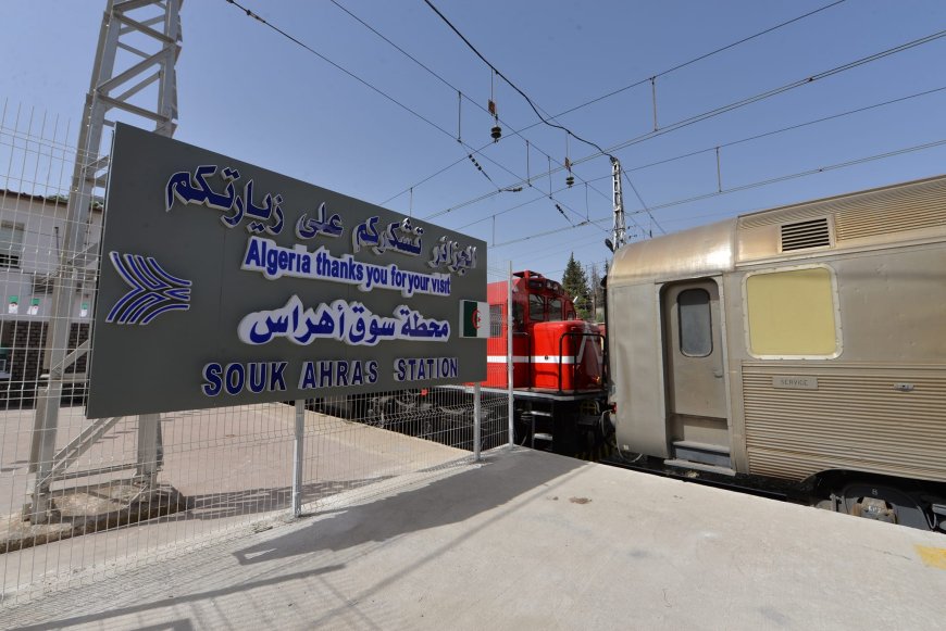 Deuxième voyage expérimental du train entre l’Algérie et la Tunisie