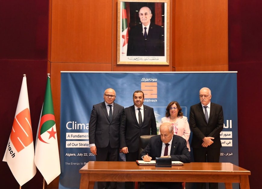 Développement durable : signature de la nouvelle stratégie climat de Sonatrach