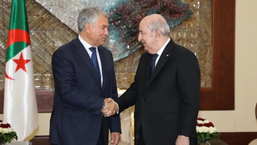 Le président Tebboune reçoit le président de la Douma russe