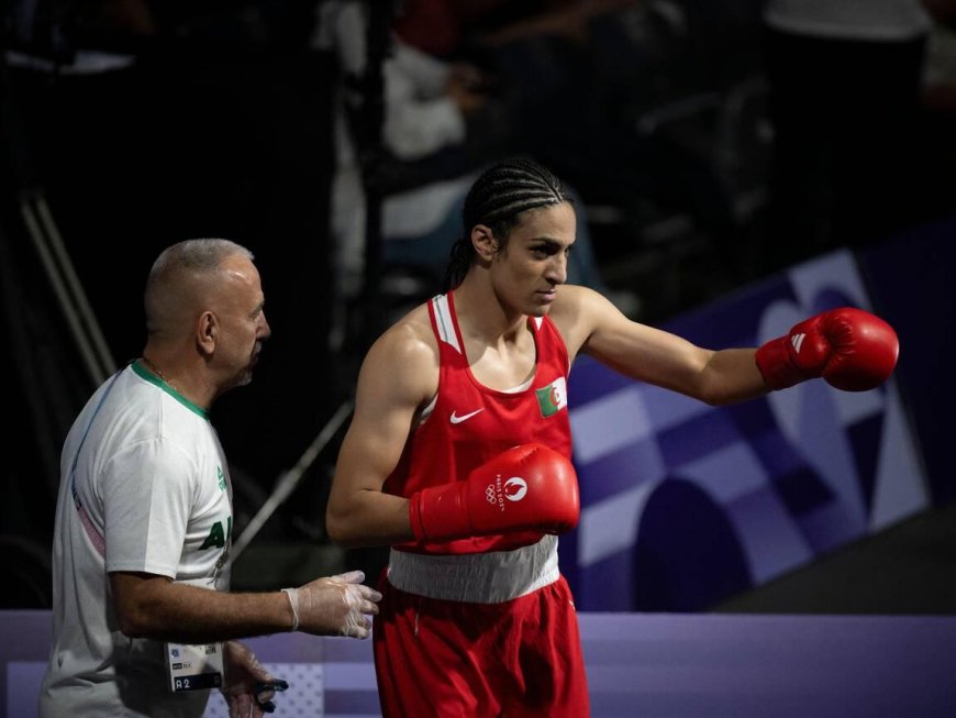 JO2024 : Imane Khelif  domine son adversaire hongroise