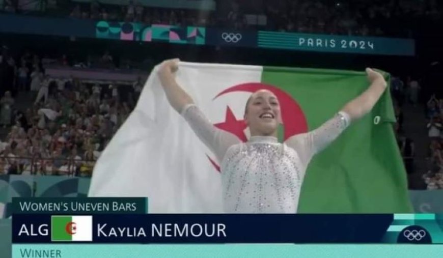 JO 2024/Gymnastique : médaille d’or olympique pour Kaylia Nemour