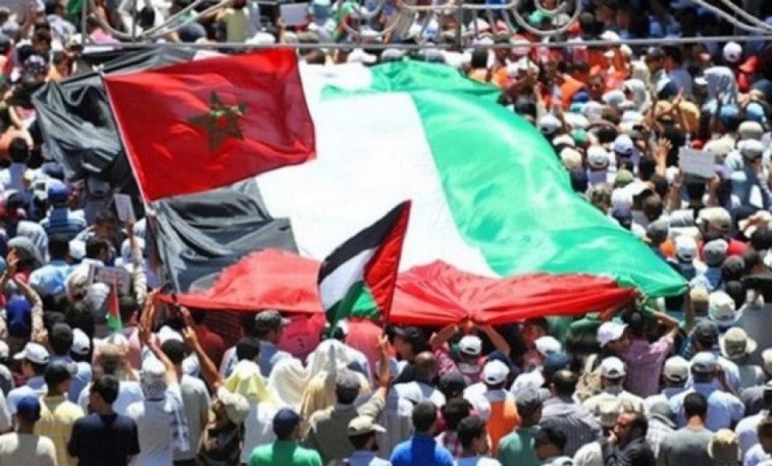 Maroc : La Marche pour la Palestine – Un Cri d’Indignation Contre la Normalisation avec Israël