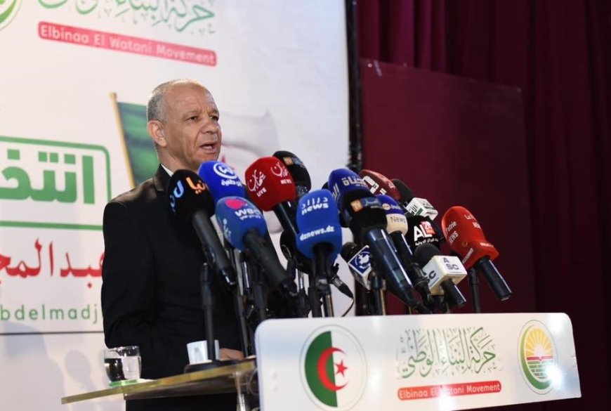 Présidentielle : Bengrina appelle à l’élection du candidat Abdelmadjid Tebboune