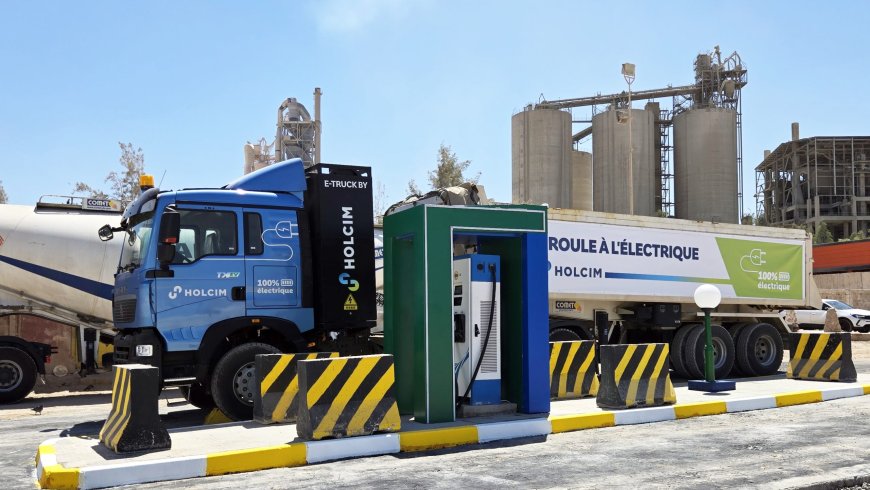 Holcim El Djazaïr réceptionne le premier camion 100% électrique en Algérie