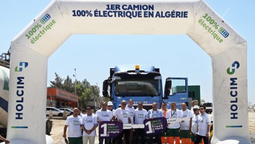 Holcim El Djazaïr : Réception du premier camion électrique