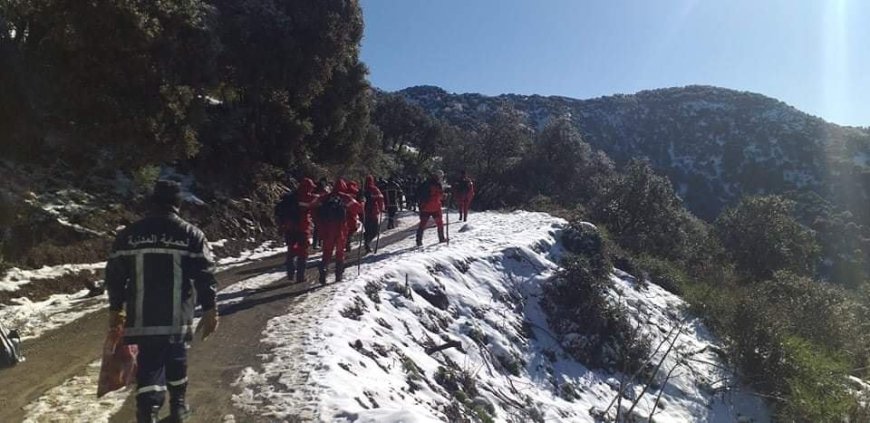 Chréa : douze familles bloquées par la neige secourues par l’armée et la protection civile