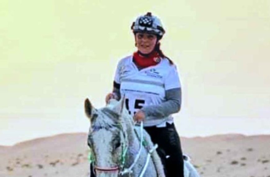 équitation - Championnat du monde d’endurance : La cavalière algérienne Alia Nadia à Monpazier - France