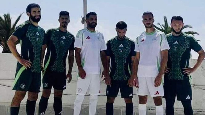 Les nouveaux maillots de l’équipe d’Algérie ont fuité