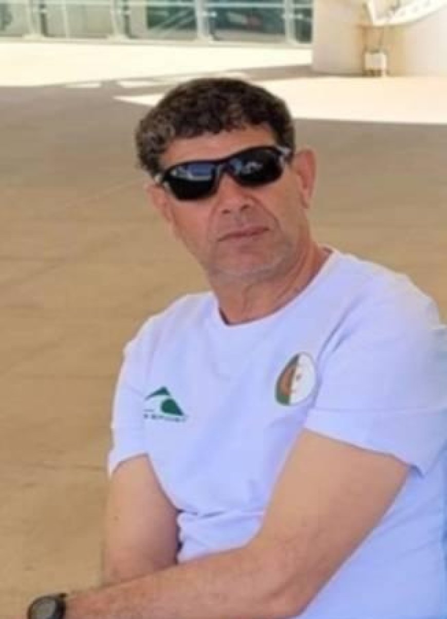 Bachir Kahli (président club JSO et coach de Nesrine Abed)