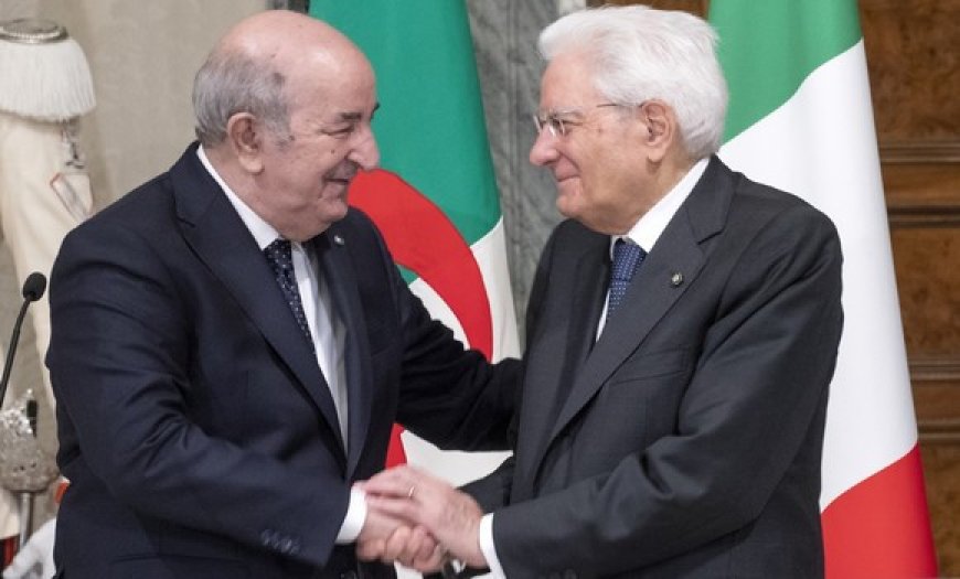 Le Président italien félicite le président Tebboune pour sa réélection pour un second mandat