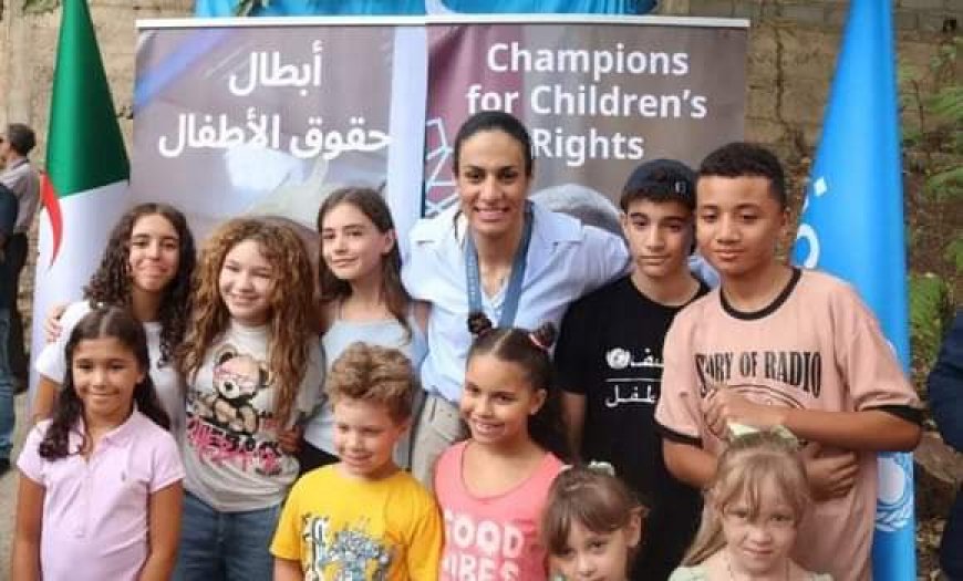 Imane Khelif nommée championne des droits d’enfants