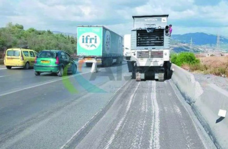 Travaux de maintenance au niveau de la pente de Djebahia  : Sécuriser un axe autoroutier vital