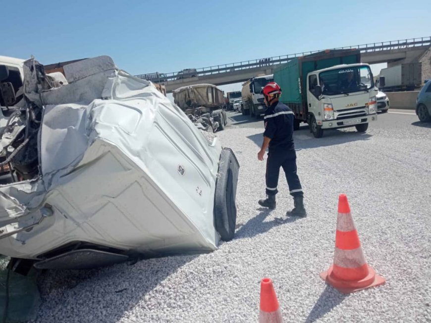 Tadjenanet : autoroute Est-Ouest : Un camionneur blessé pris en charge