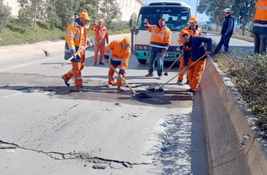 Travaux publics à Blida : Entretien préventif de plus de 263 km de routes nationales