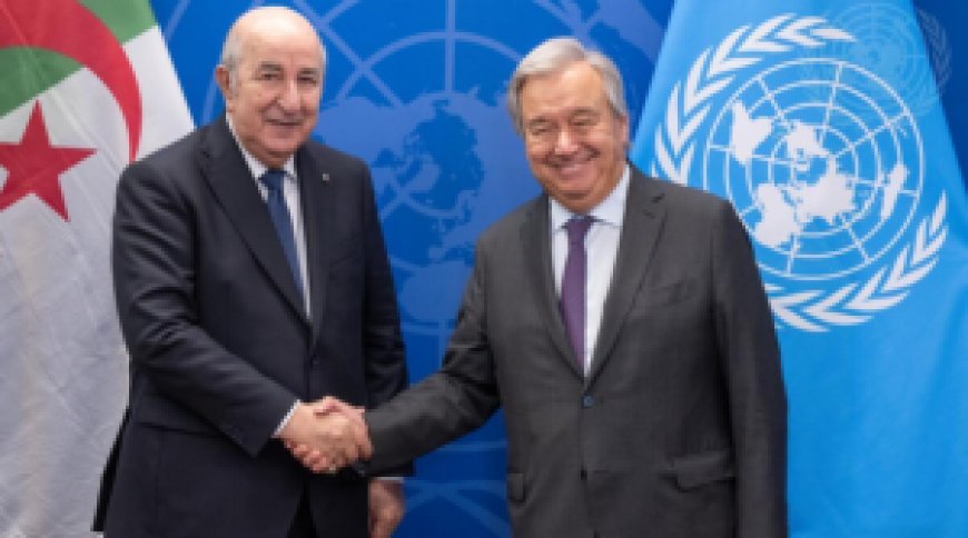 Antonio Guterres : «L’ONU est entièrement disposée à renforcer son partenariat avec l’Algérie»