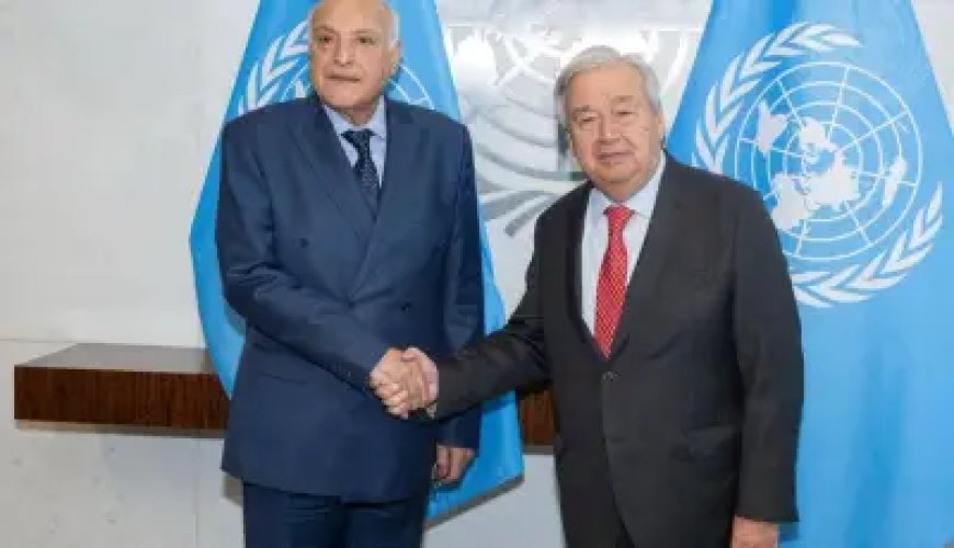 Ahmed Attaf examine les principales questions internationales avec Antonio Guterres