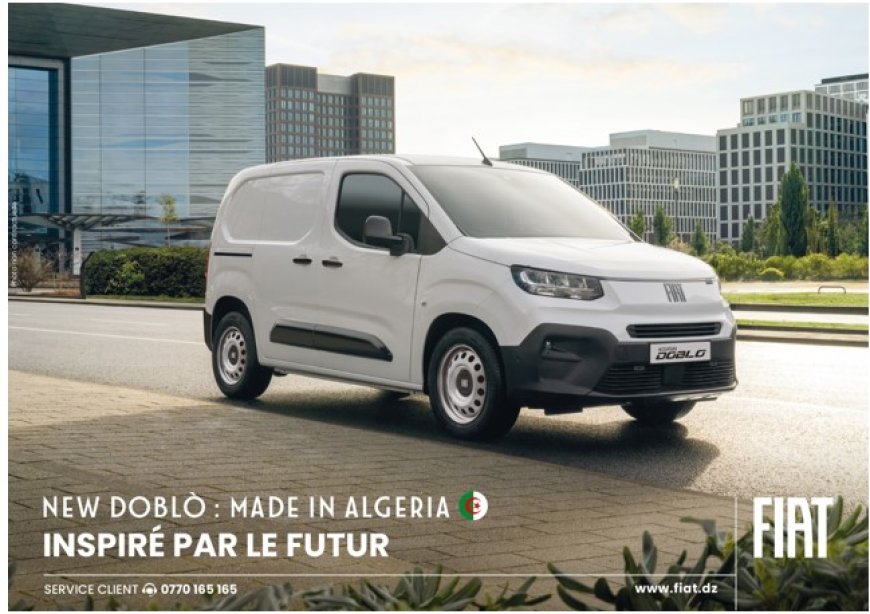 Fiat : Nouveau Doblo made in Algeria au prix de 2.890.000 DA