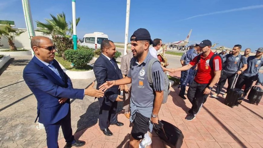 Vidéo :  Arrivée de l’équipe nationale  à Annaba pour affronter  Togo