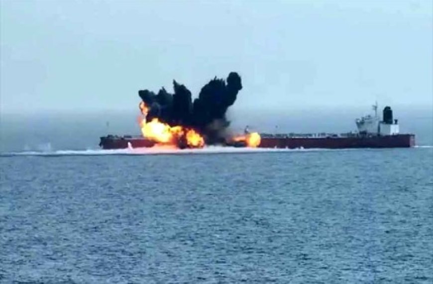 Allemagne : Un pétrolier en feu en mer Baltique