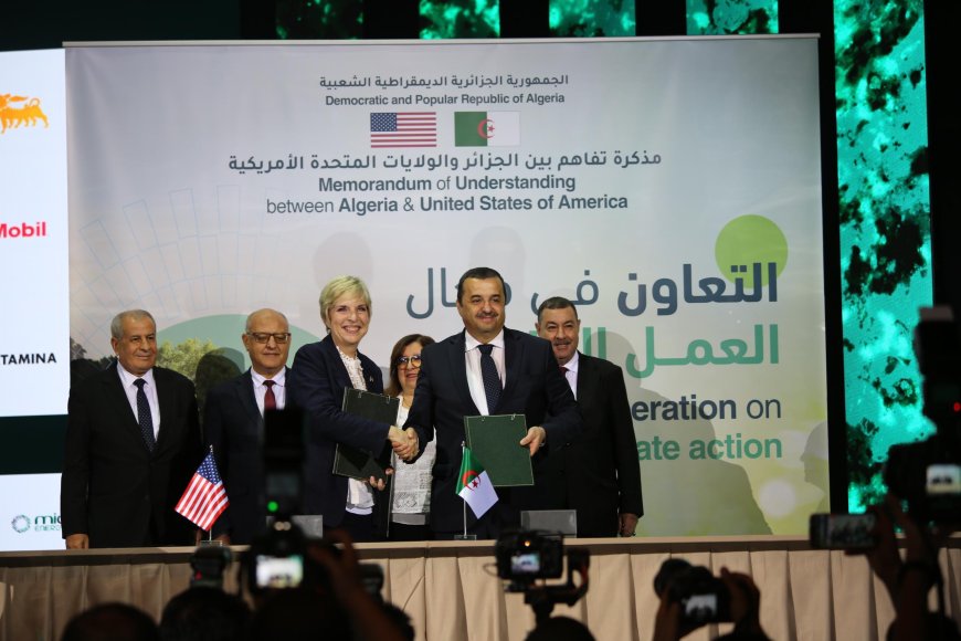 L’Algérie et les Etats-Unis signent un protocole d’accord sur le climat