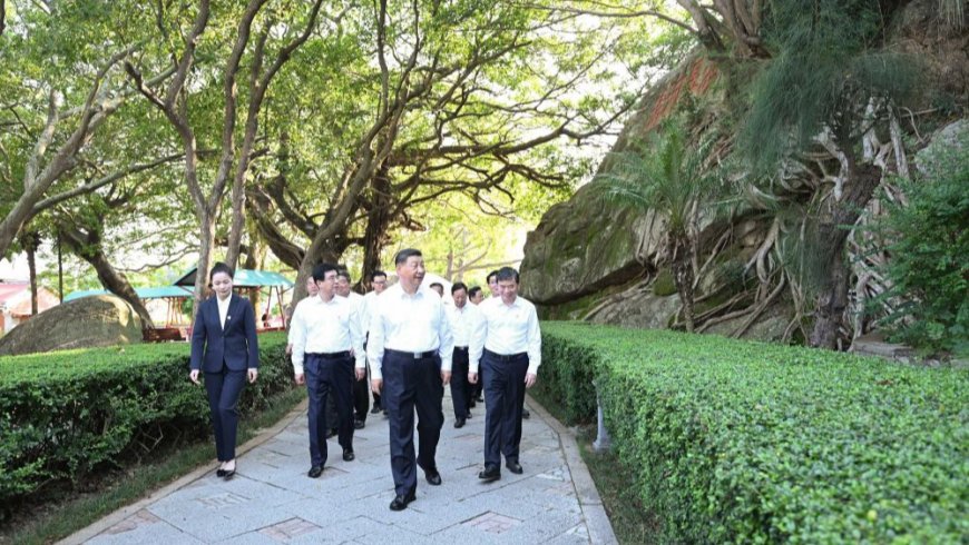 Xi Jinping inspecte la ville de Zhangzhou dans la province orientale du Fujian