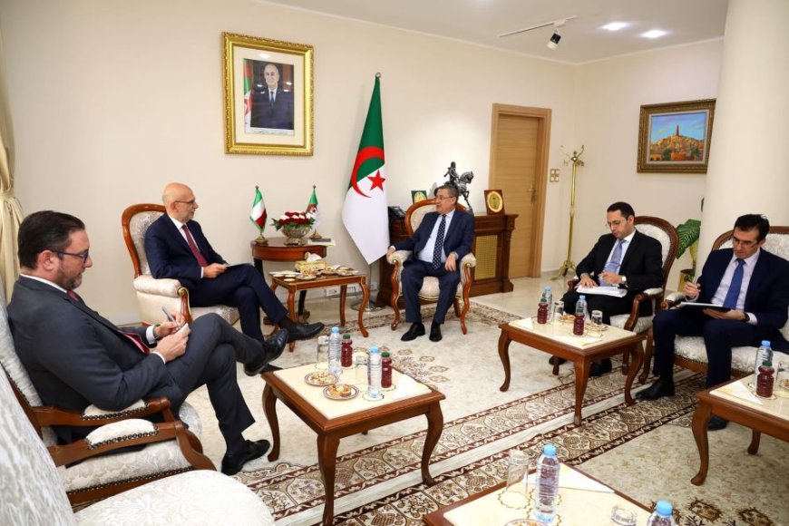 Merad reçoit l’ambassadeur de la République italienne à Alger