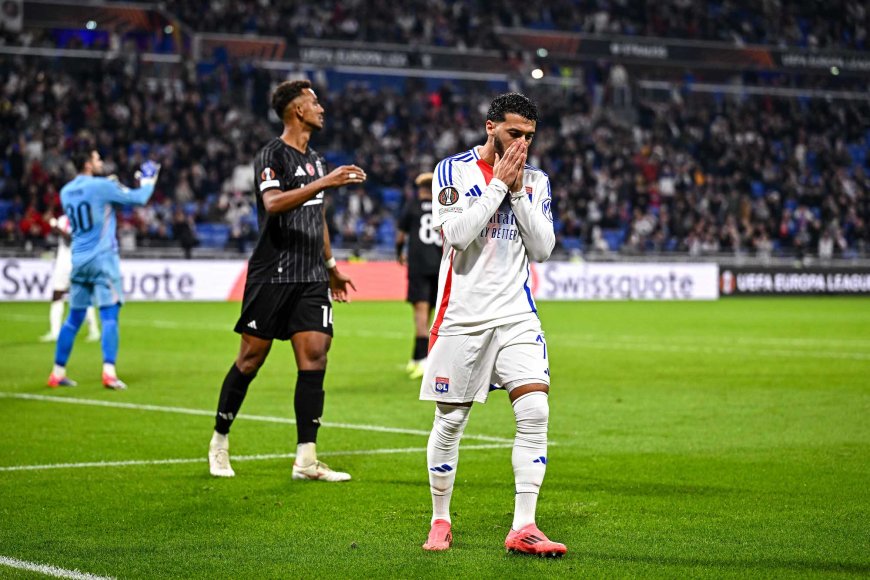 UEFA EL : Première défaite pour l’OL et Benrahma en Ligue Europa (vidéo)