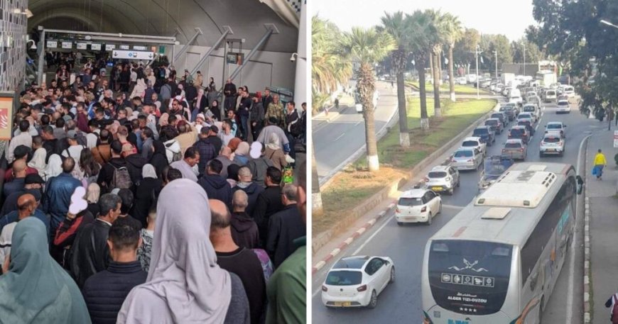 Embouteillages monstres, métro bondé  : à Alger, la semaine du 1er novembre s’annonce infernale