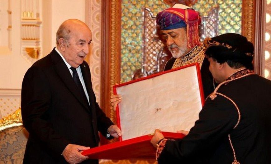 Le Sultan d’Oman décore le président de la République de la médaille de l’Ordre d’Al-Saïd