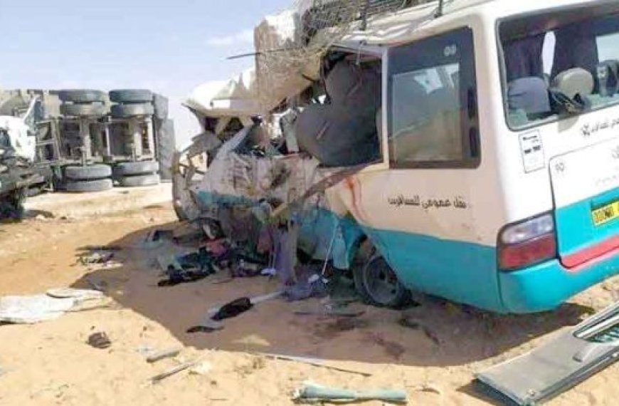 Hécatombe à Hassi Messaoud (Ouargla) : Onze morts dans un violent accident de la route