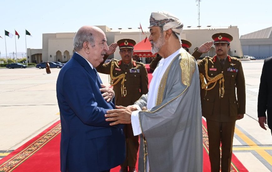 Après sa visite d’Etat : le Président de la République quitte le Sultanat d’Oman à destination  d’Alger