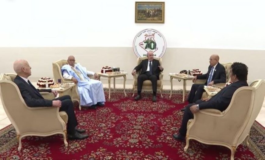 Le président de la République reçoit les dirigeants et présidents hôtes de l’Algérie