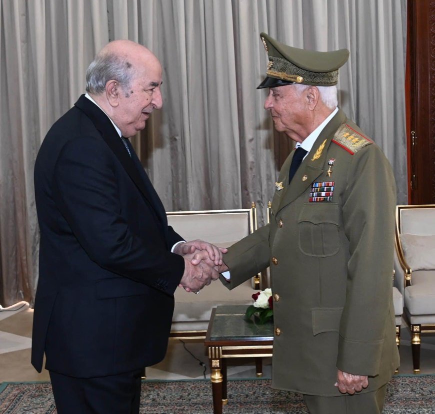 Le président Tebboune reçoit le vice-ministre des Forces armées cubaines